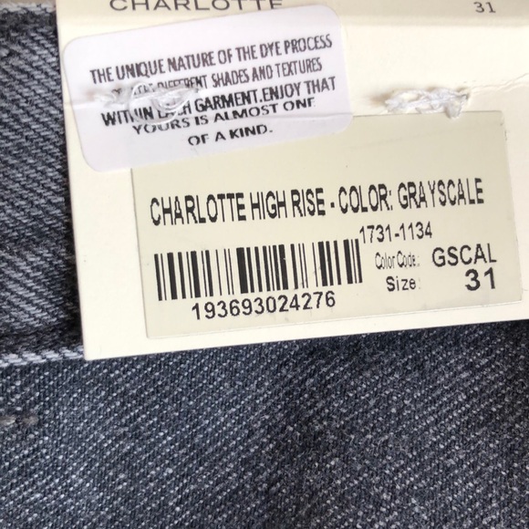 CoH (31) Charlotte high-rise straight jeans distressed - Picture 4 of 14